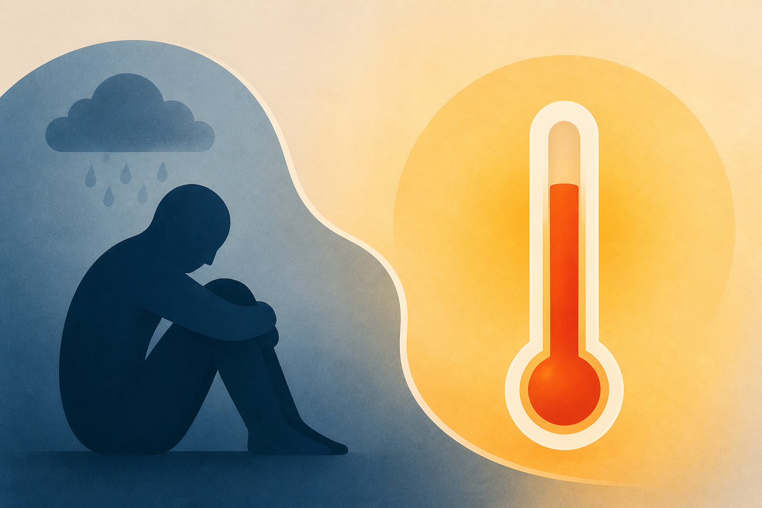 Researchers ask if heating the body can treat depression : NPR