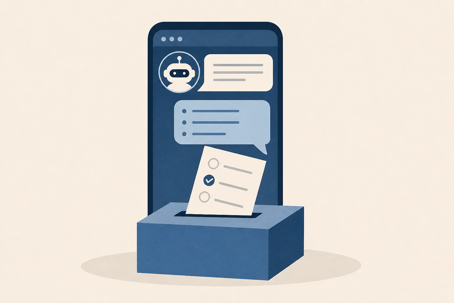 People are using AI chatbots to help decide who to vote for : NPR