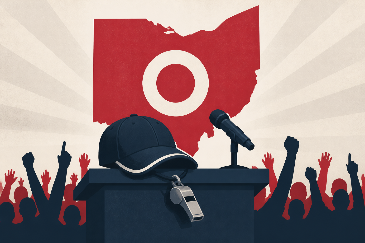 Former NFL coach Jon Gruden energizes Ohio rally crowd