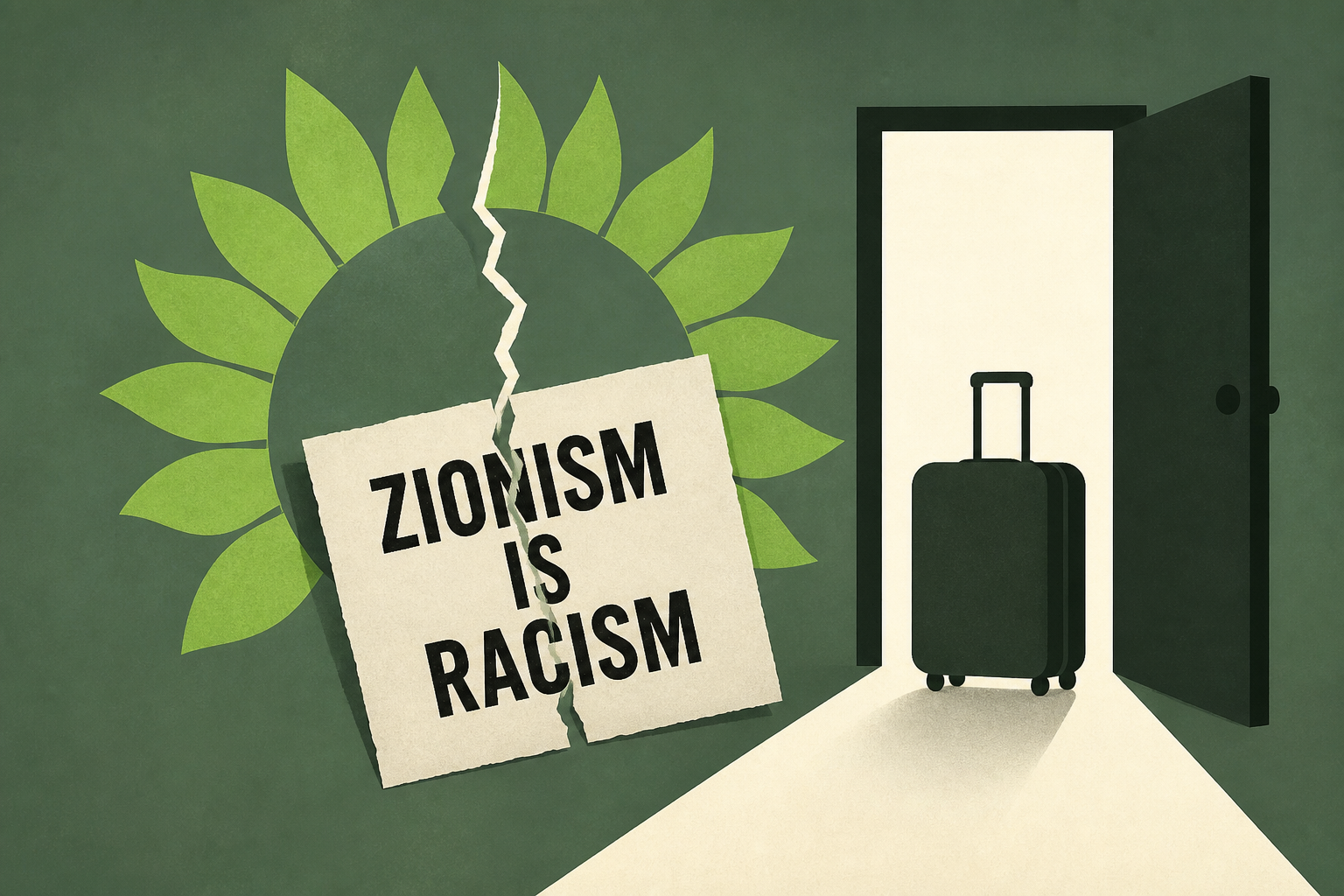 Jewish Greens chair says she could leave party over 'Zionism is racism' motion
