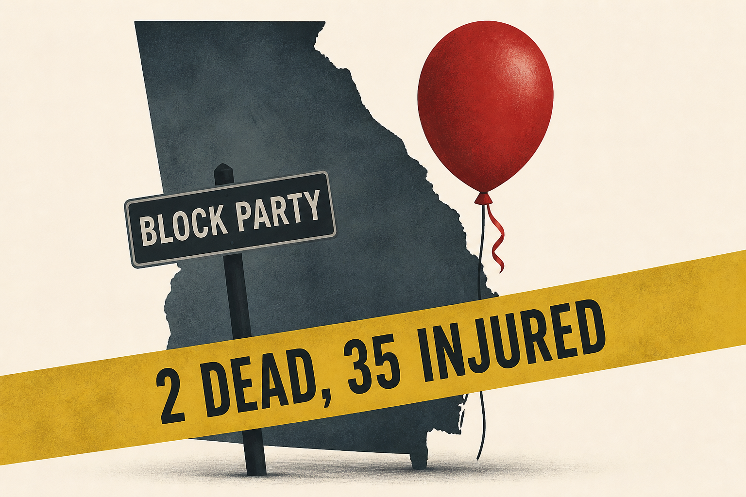 Mass shooting at Georgia block party leaves 2 dead, 35 injured