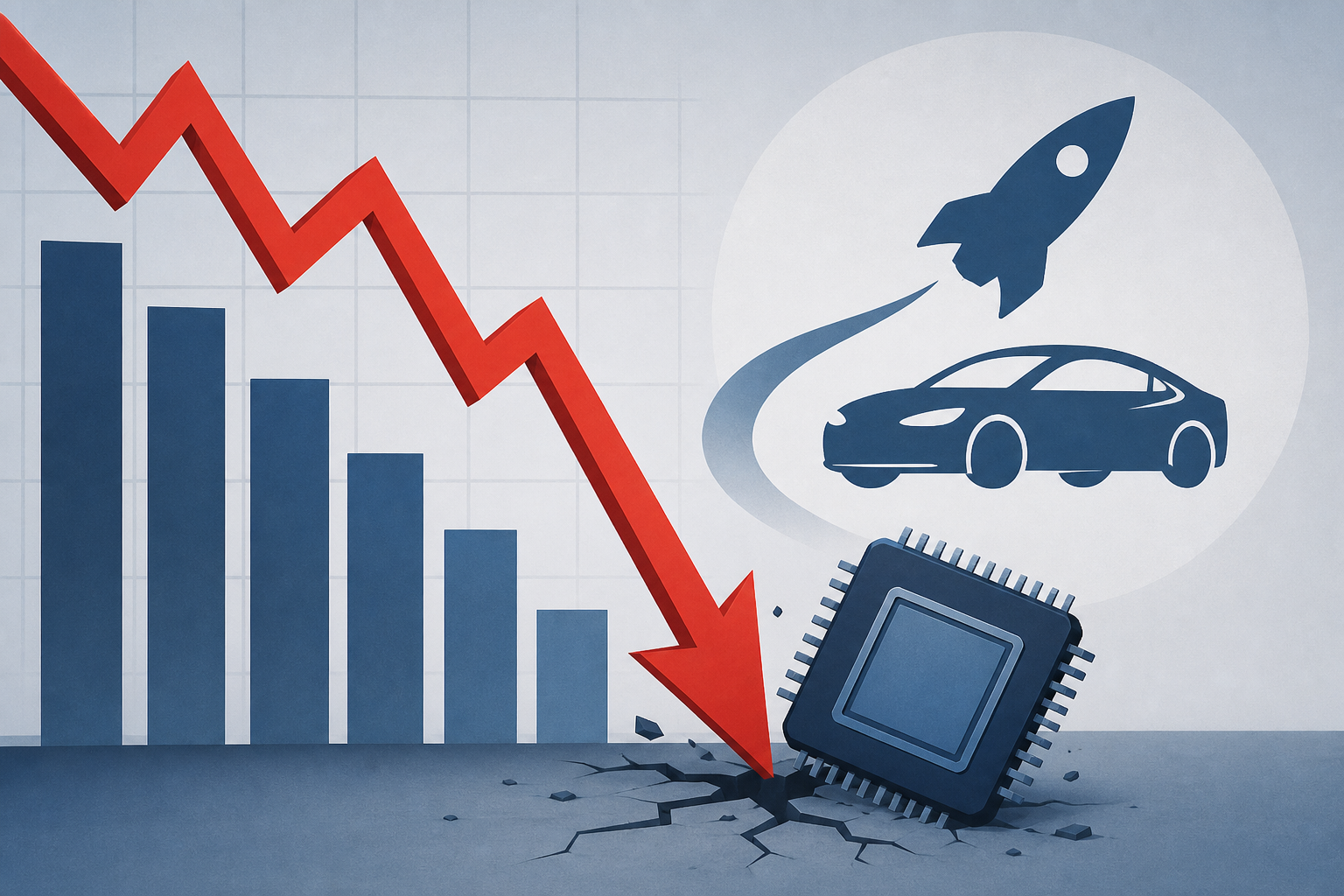 Intel Stock Drops as Elon Musk Signals SpaceX, Tesla Setback for the Chip Maker