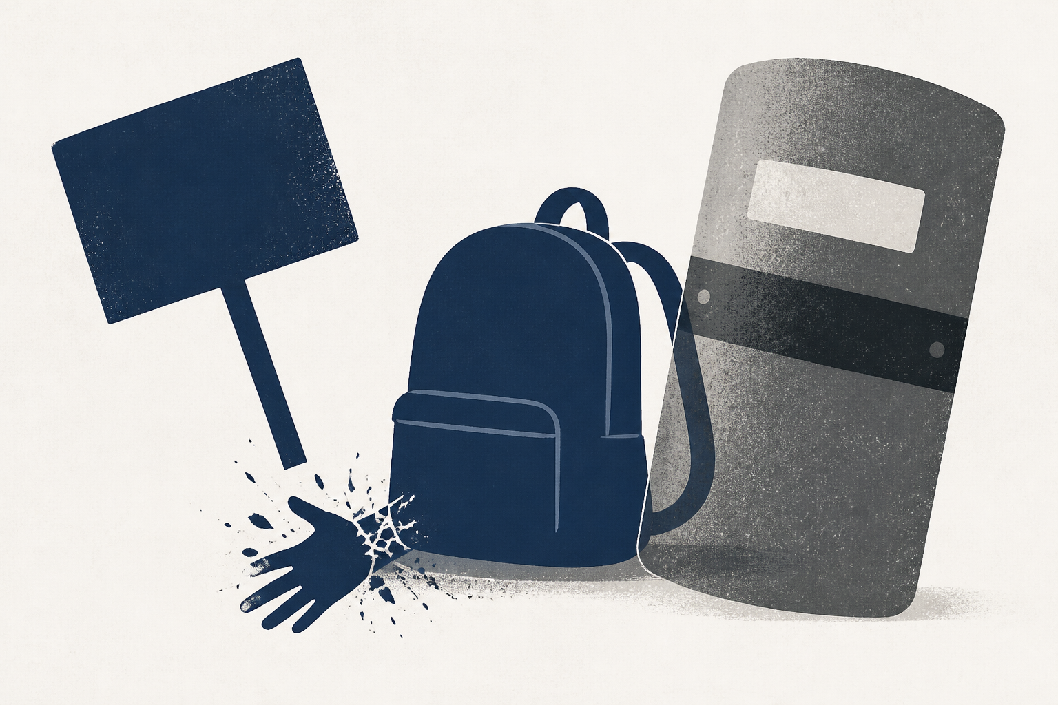 Teenager's hand blown off during confrontation between France school protesters and riot police