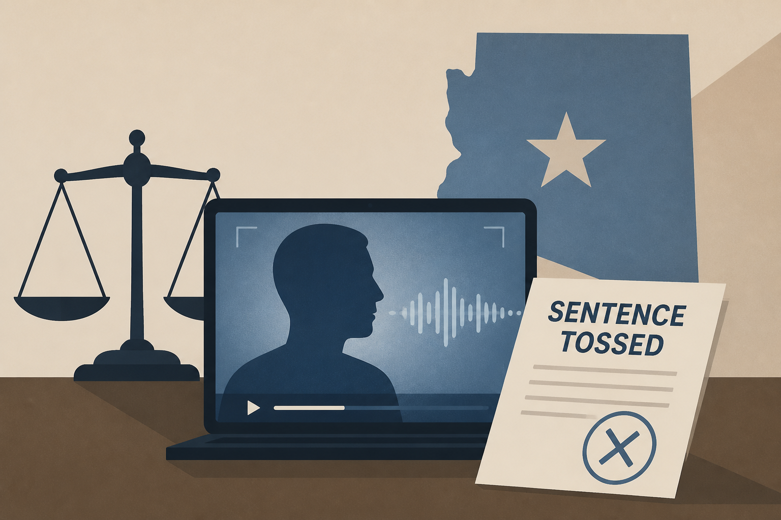 Sentence tossed after man killed in 2021 "speaks" in AI video shown in Arizona court