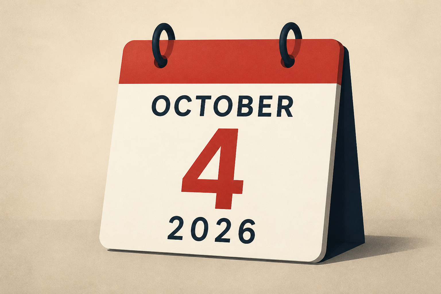 October 4, 2026