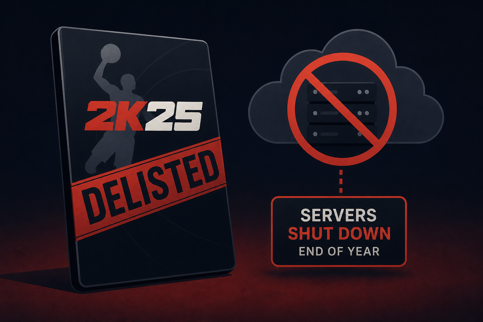 NBA 2K25 is being delisted later this month, servers (including single-player story mode) shut down at the end of the year