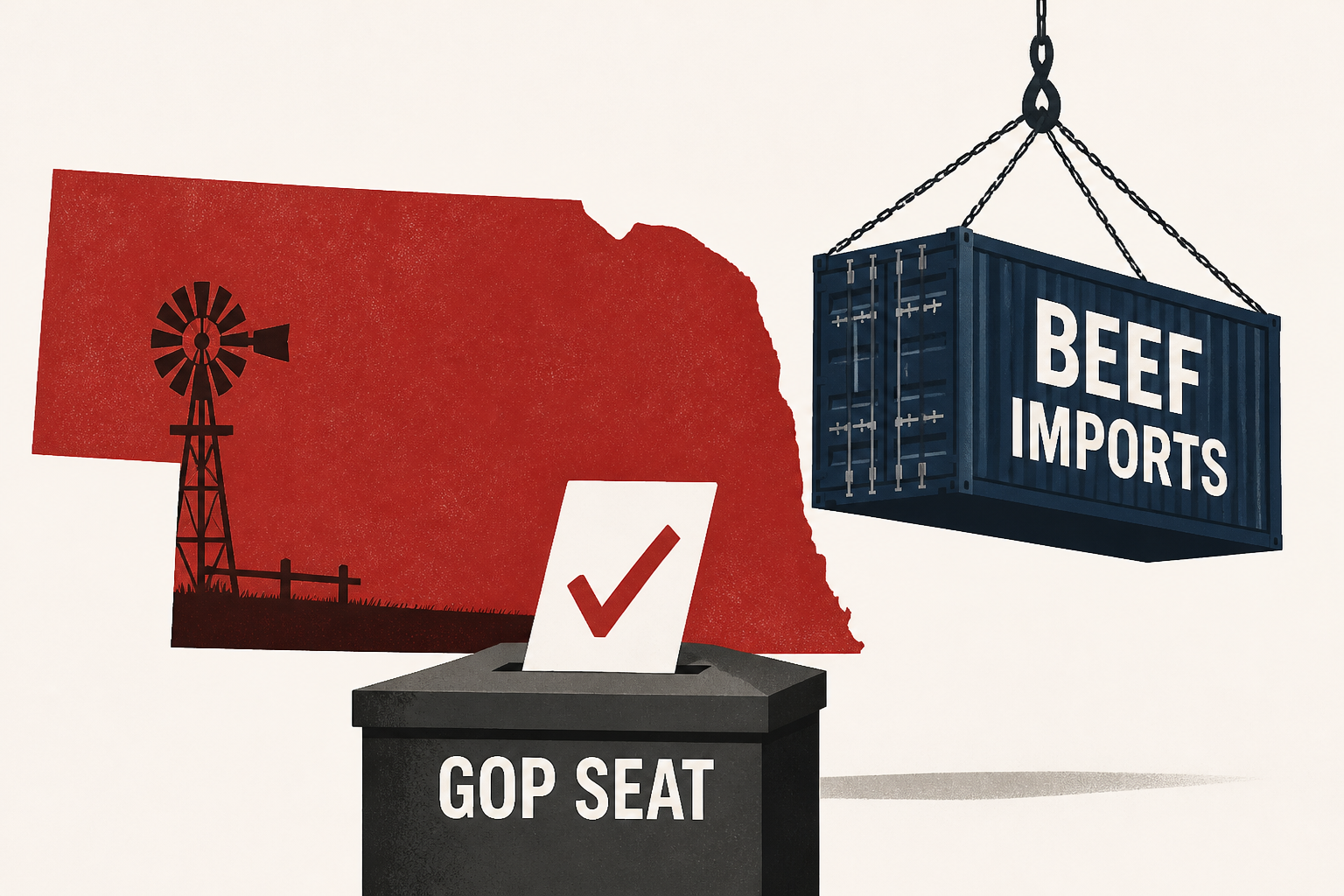 Trump heads to Nebraska to rescue GOP seat as his beef import plan angers rural voters