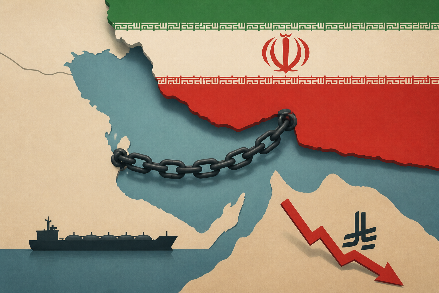 Iran insists it controls Hormuz as rial hits record low and exports dry up
