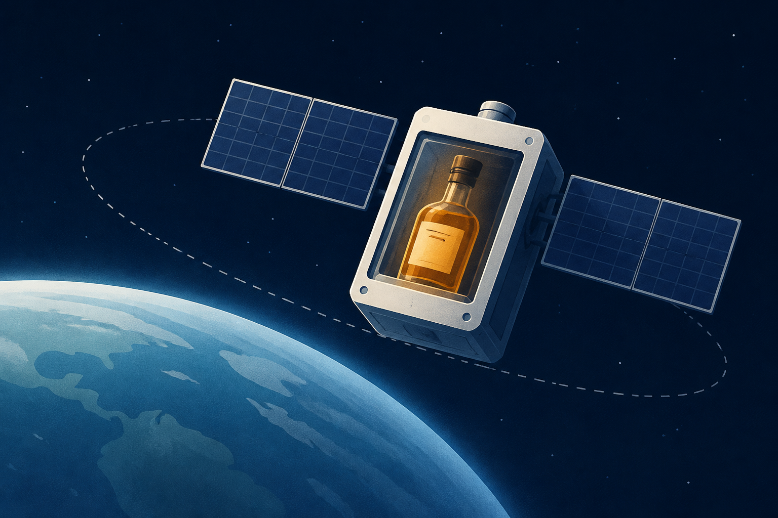 Whisky to be aged in space for first time in university satellite project
