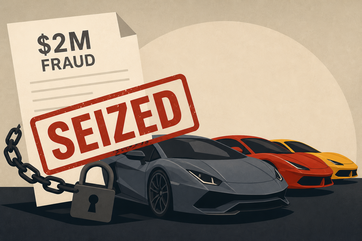 Feds seize 90 exotic cars from Texas man in $2M fraud bust