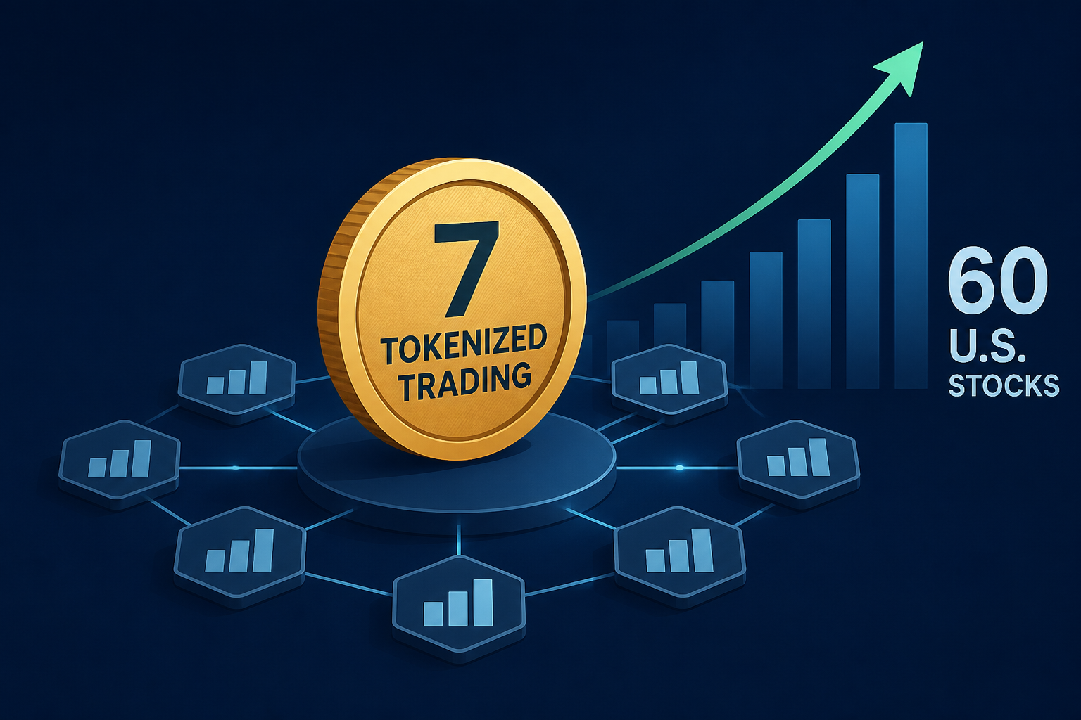 7 tokenized trading in 60 U.S. stocks