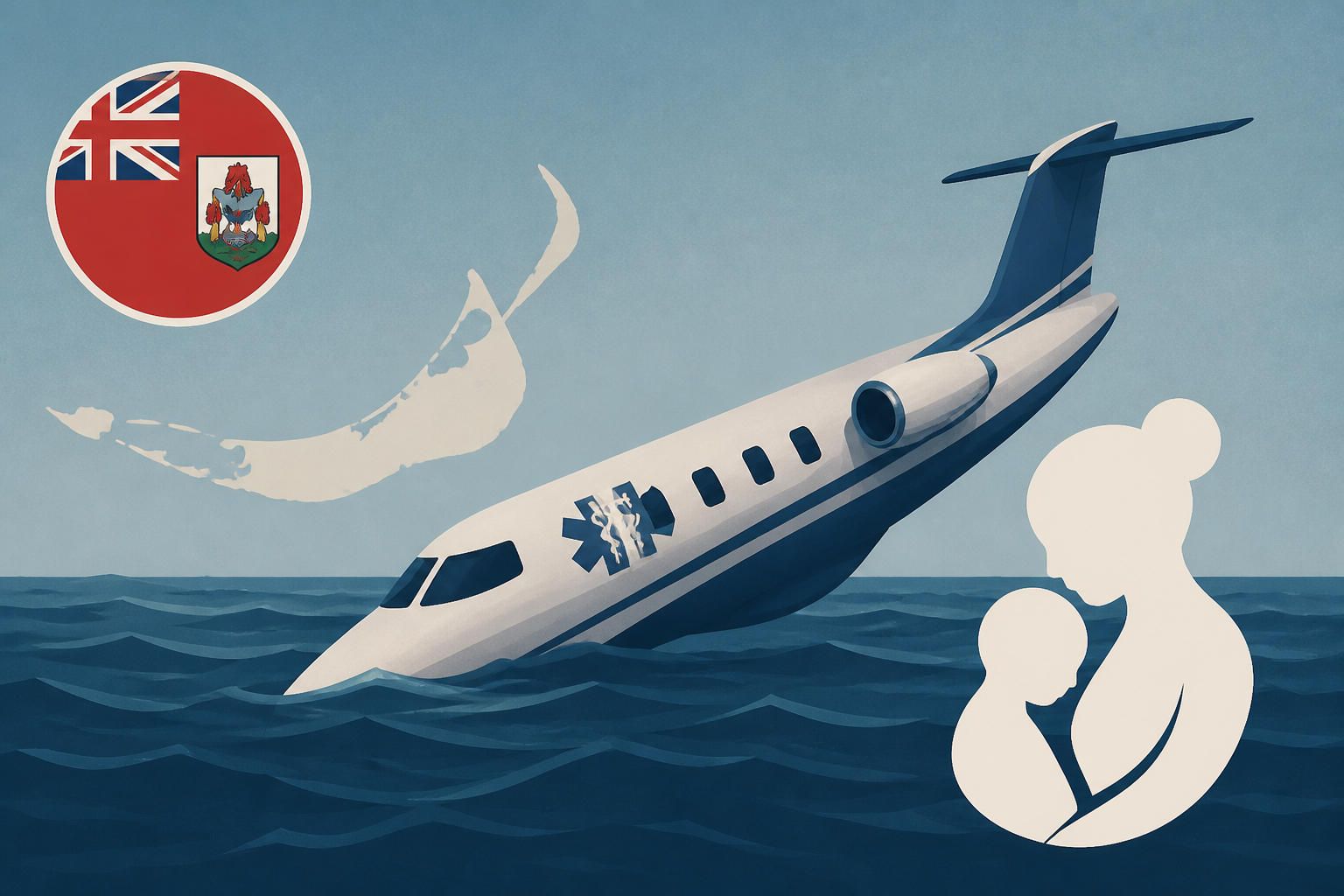 Bermuda police identify mother and son aboard medical flight that crashed off Nantucket