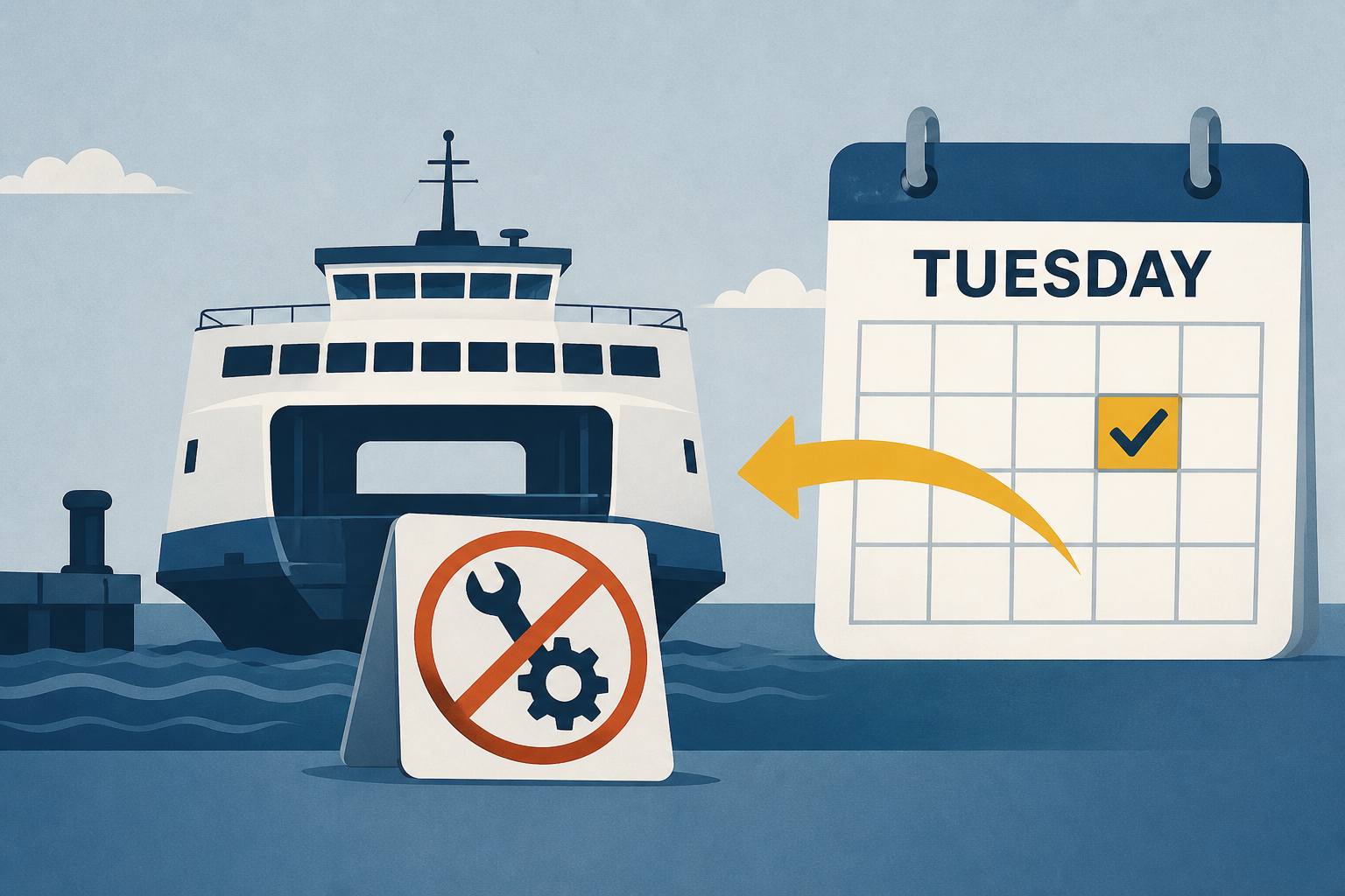 Ferguson urges ferry service to resume Tuesday after engineers’ 'sickout’ stalls fleet