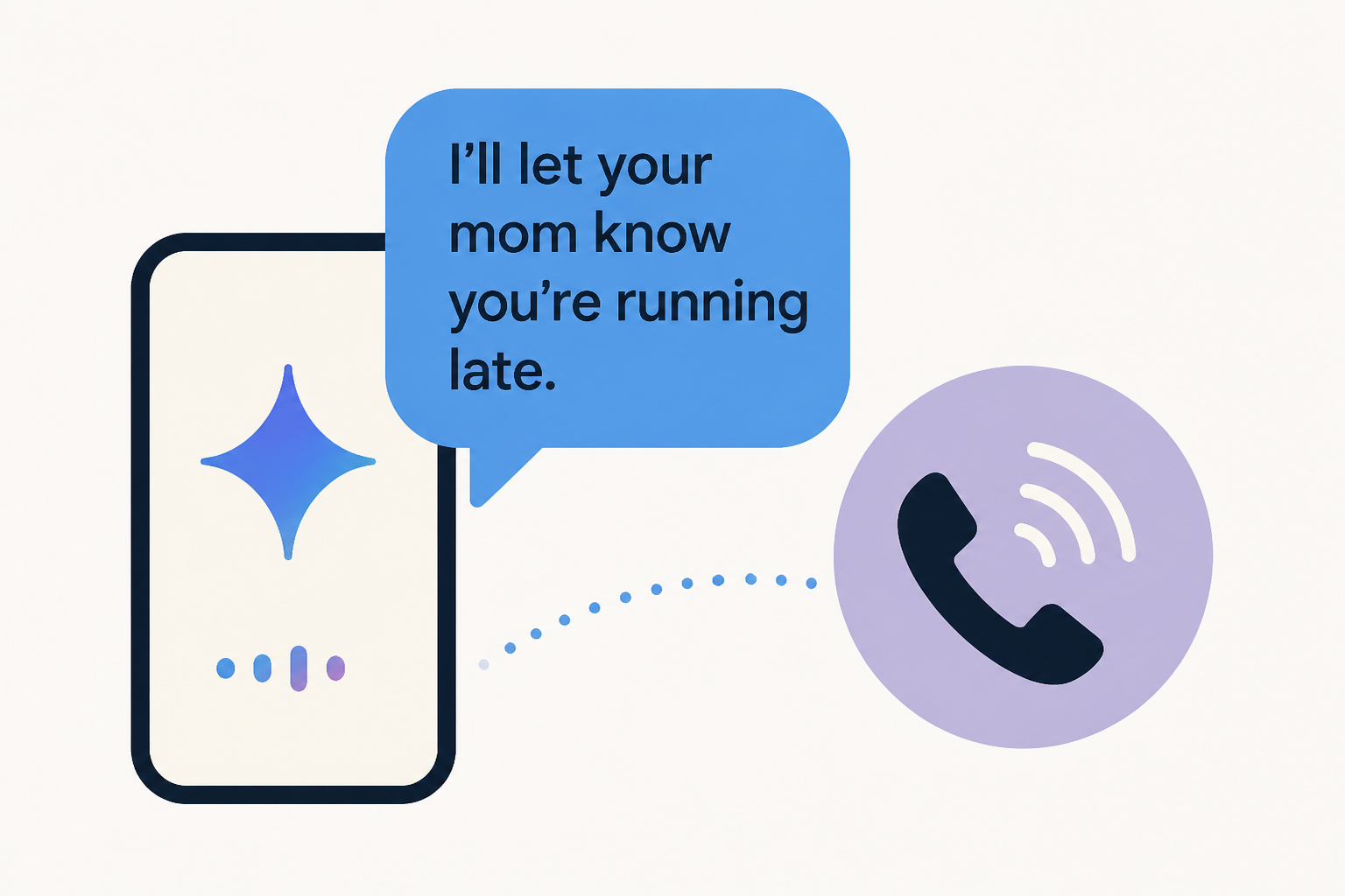 Gemini Call for Me might tell your mom you’re running late