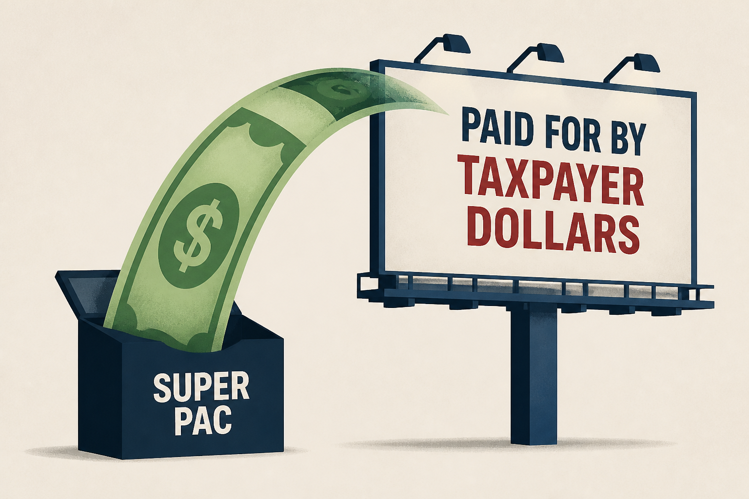 Trump says his super PAC will start paying for controversial taxpayer-funded ads
