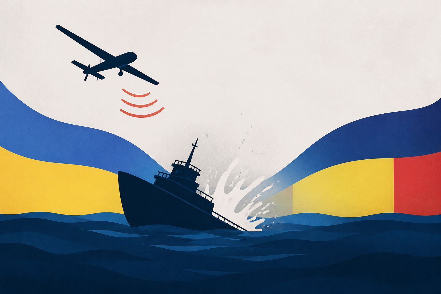 Ukraine says Russian drone attack sinks ship in Romanian waters