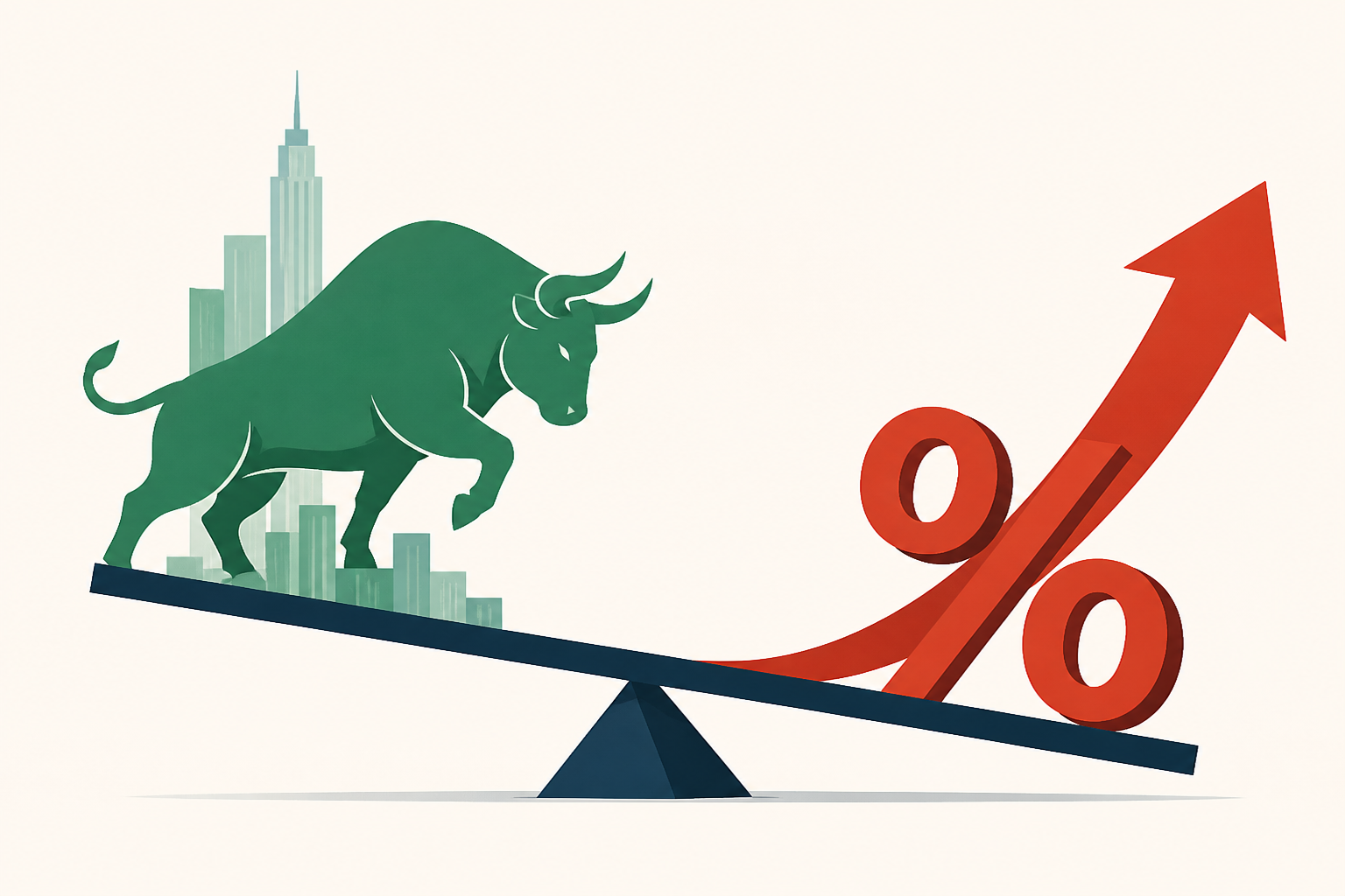 Wall Street is booming. Surging yields could shake things up