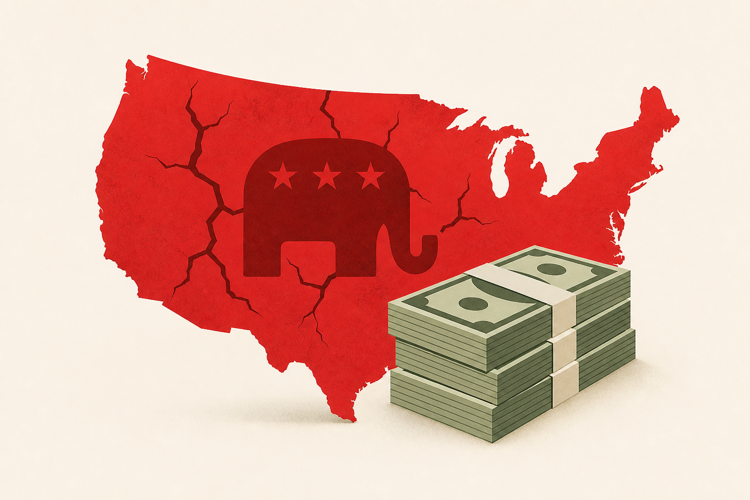 Republicans fight red-state midterm chaos with hundreds of millions in late money