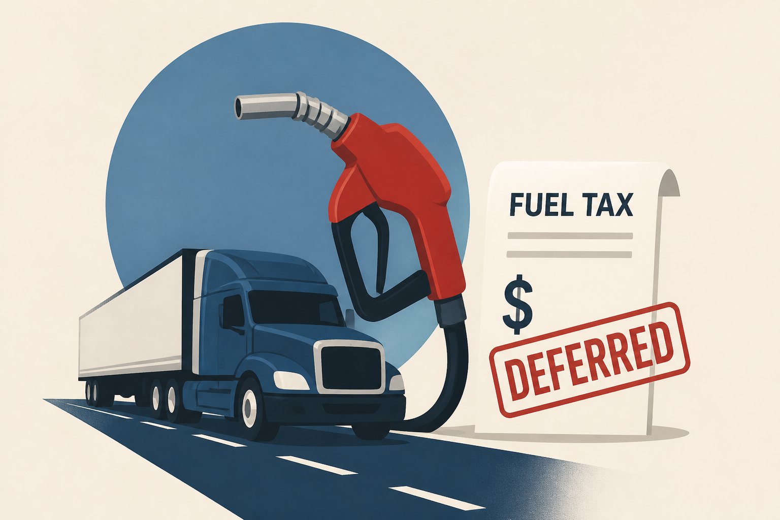 Trump lets truckers use red diesel on highways and defers fuel tax