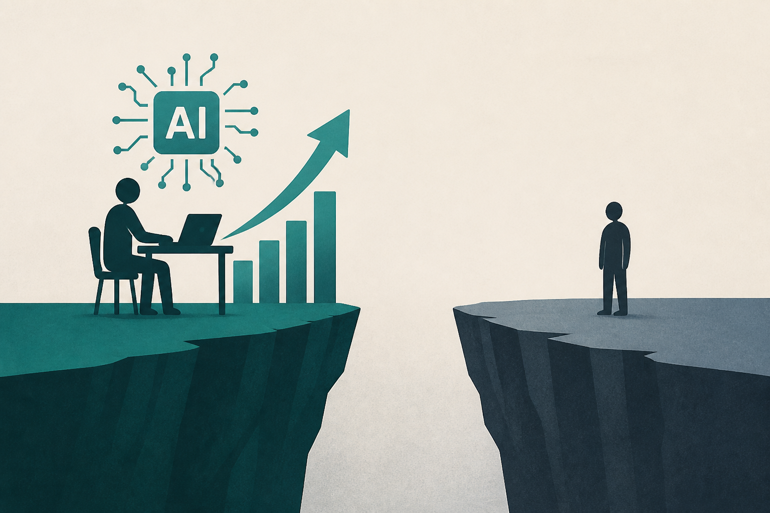 Workers using AI are seeing major benefits – but a gap is emerging