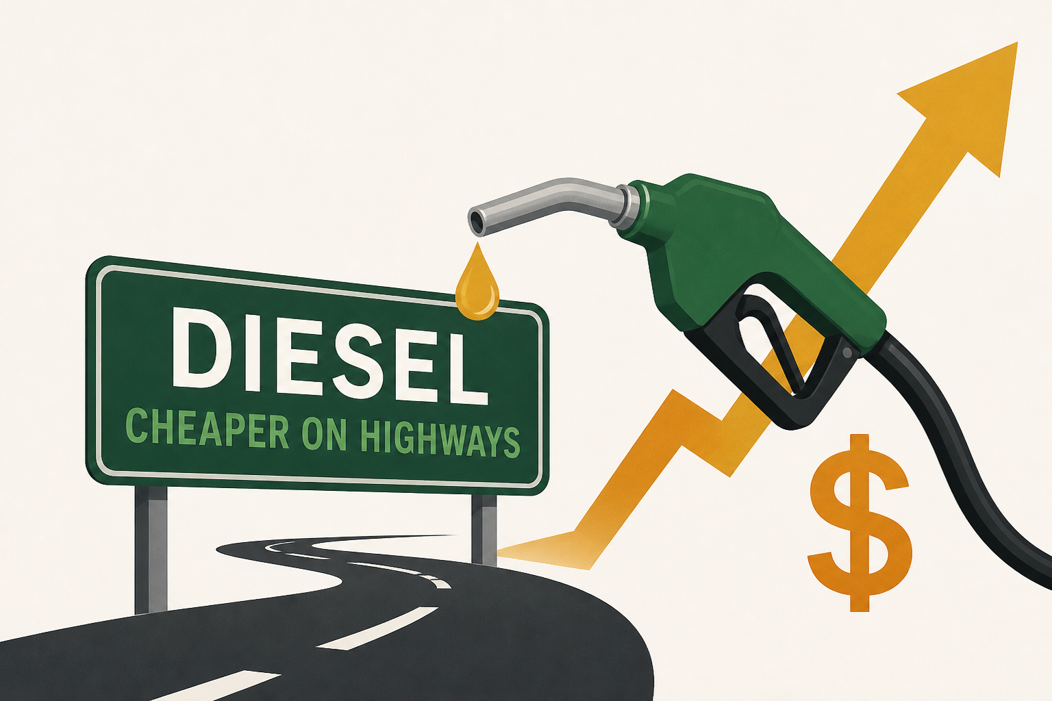 Trump allows cheaper diesel on highways as fuel costs surge