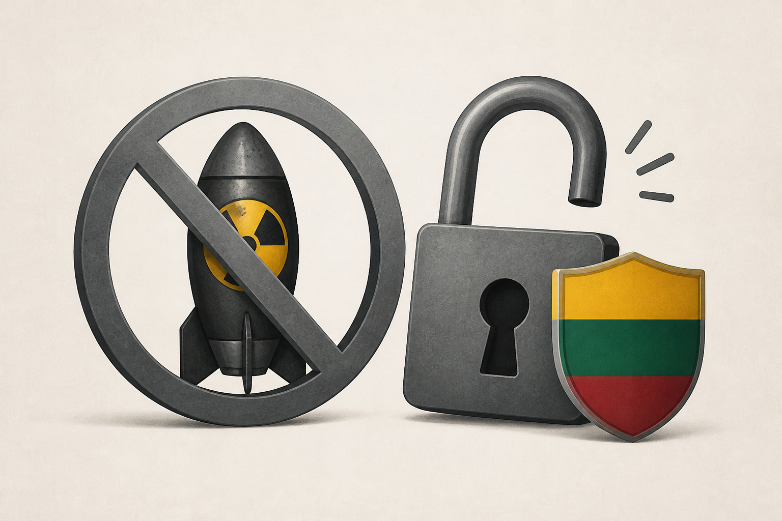 Lithuania backs push to lift ban on nuclear arms
