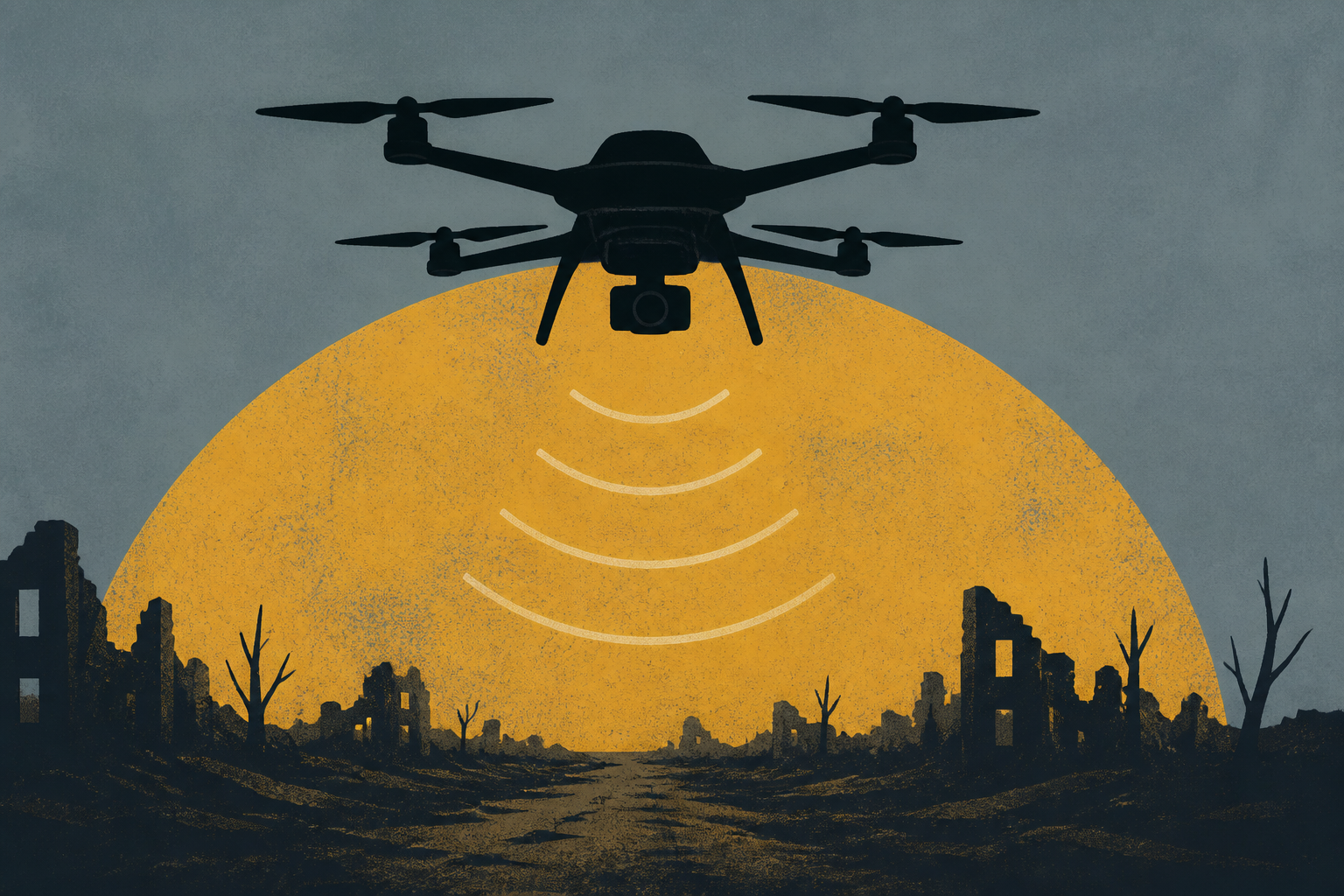 Drones buzz overhead in Ukraine's hellish kill zone : NPR