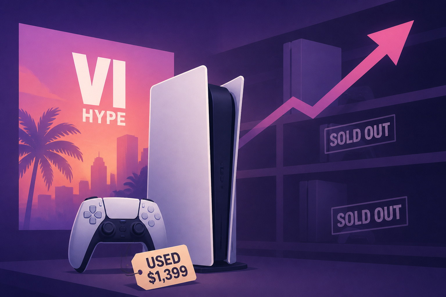 The GTA VI Rush Is Drying Up New PS5 Pro Stock, and GameStop Now Wants $1,399 for Used Units