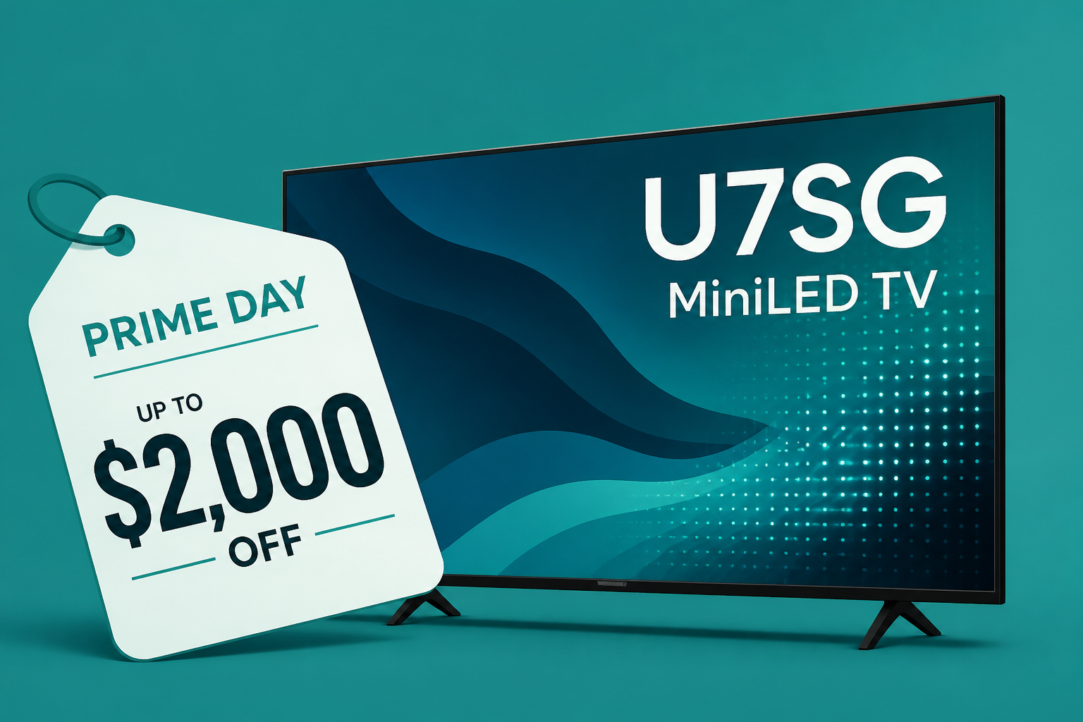 Hisense Prime Day TV deals up to $2,000 off U7SG MiniLED TVs