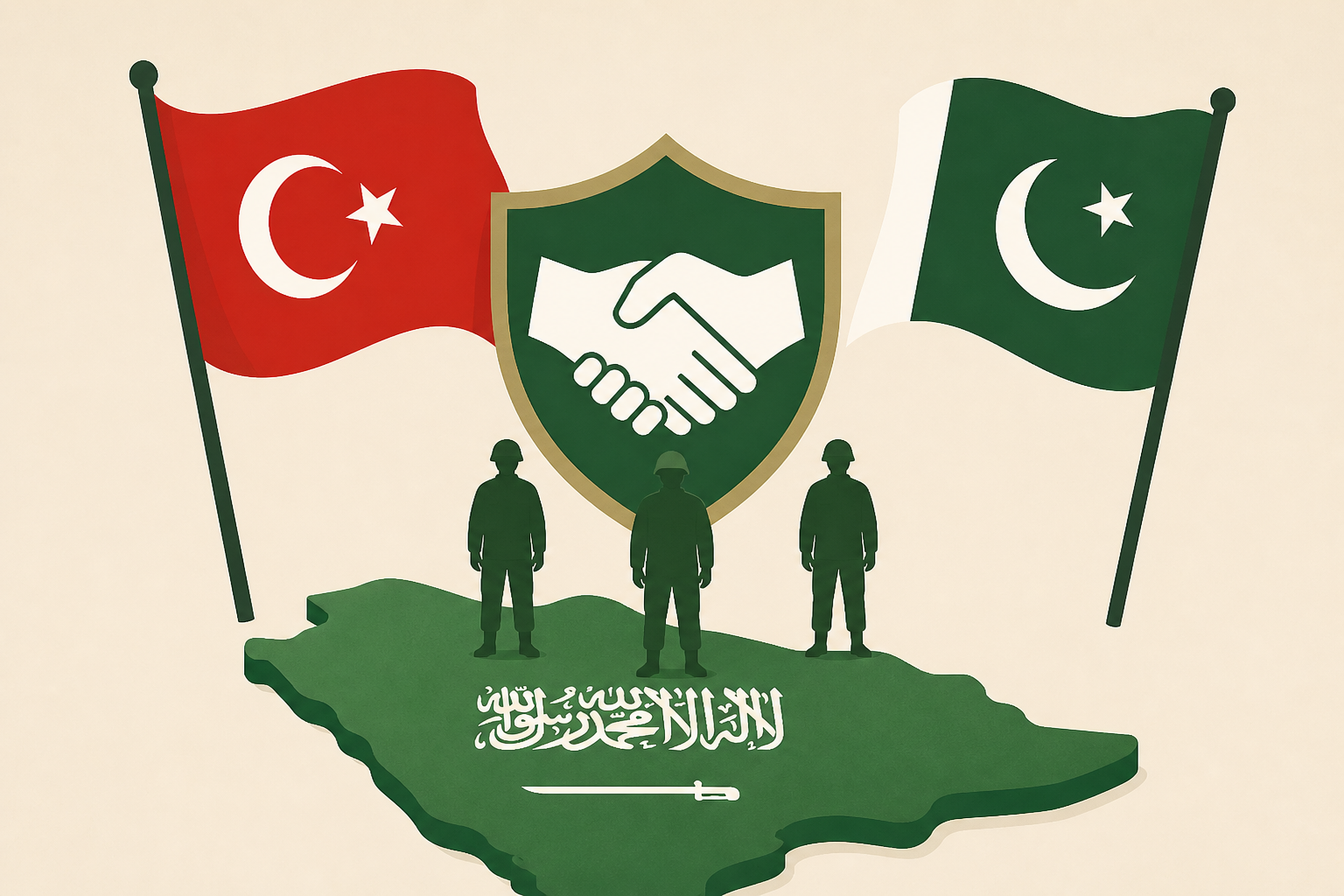 Turkey and Pakistan to send troops to Saudi Arabia under defence pact