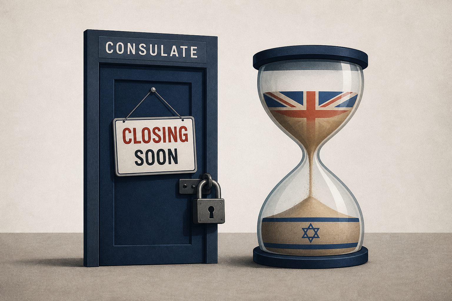 ‘Not the act of a friend’: Israel’s deadline to close UK consulate nears