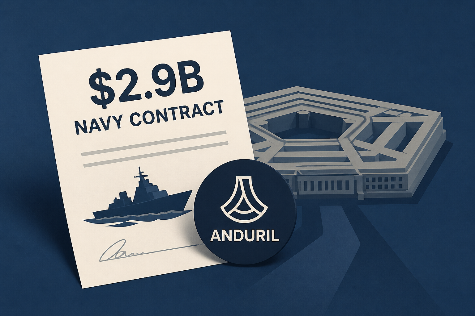 Anduril gets $2.9B Navy contract after Luckey joins Pentagon group