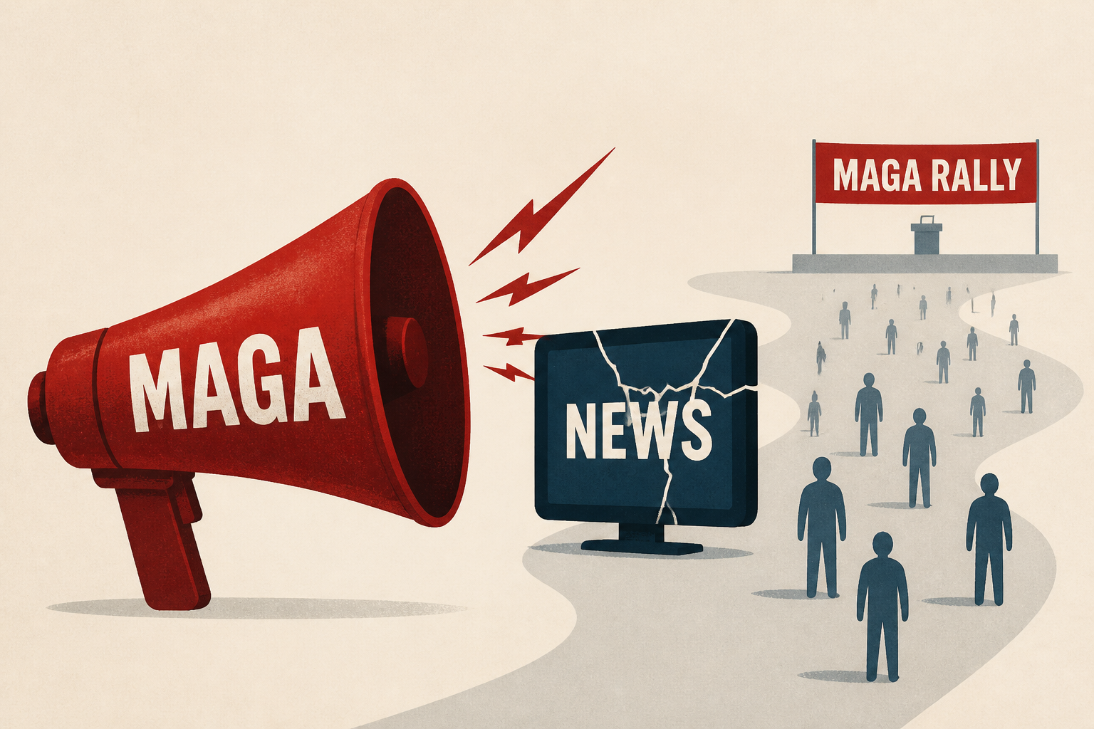 Trump lashes out at Fox News as MAGA rally crowds shrink
