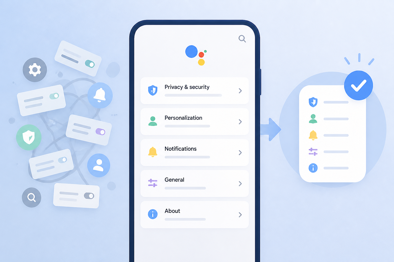 The Google app could soon get a more organized settings page