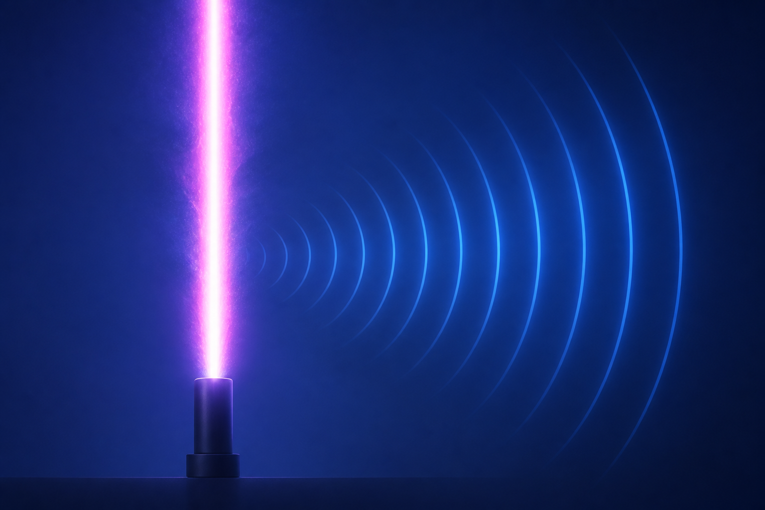 Lightsaber-like plasma antenna uses laser-ionized air to transmit radio waves