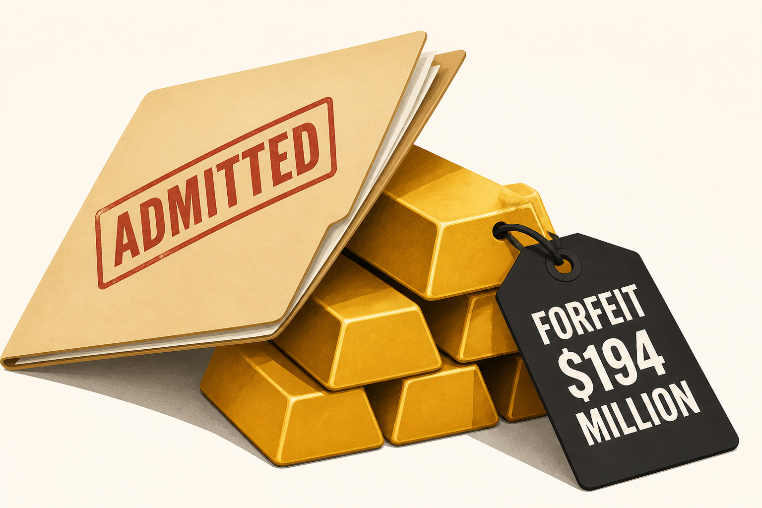 Ex-CIA official found with gold bars admits to sprawling scheme, agrees to forfeit $194 million