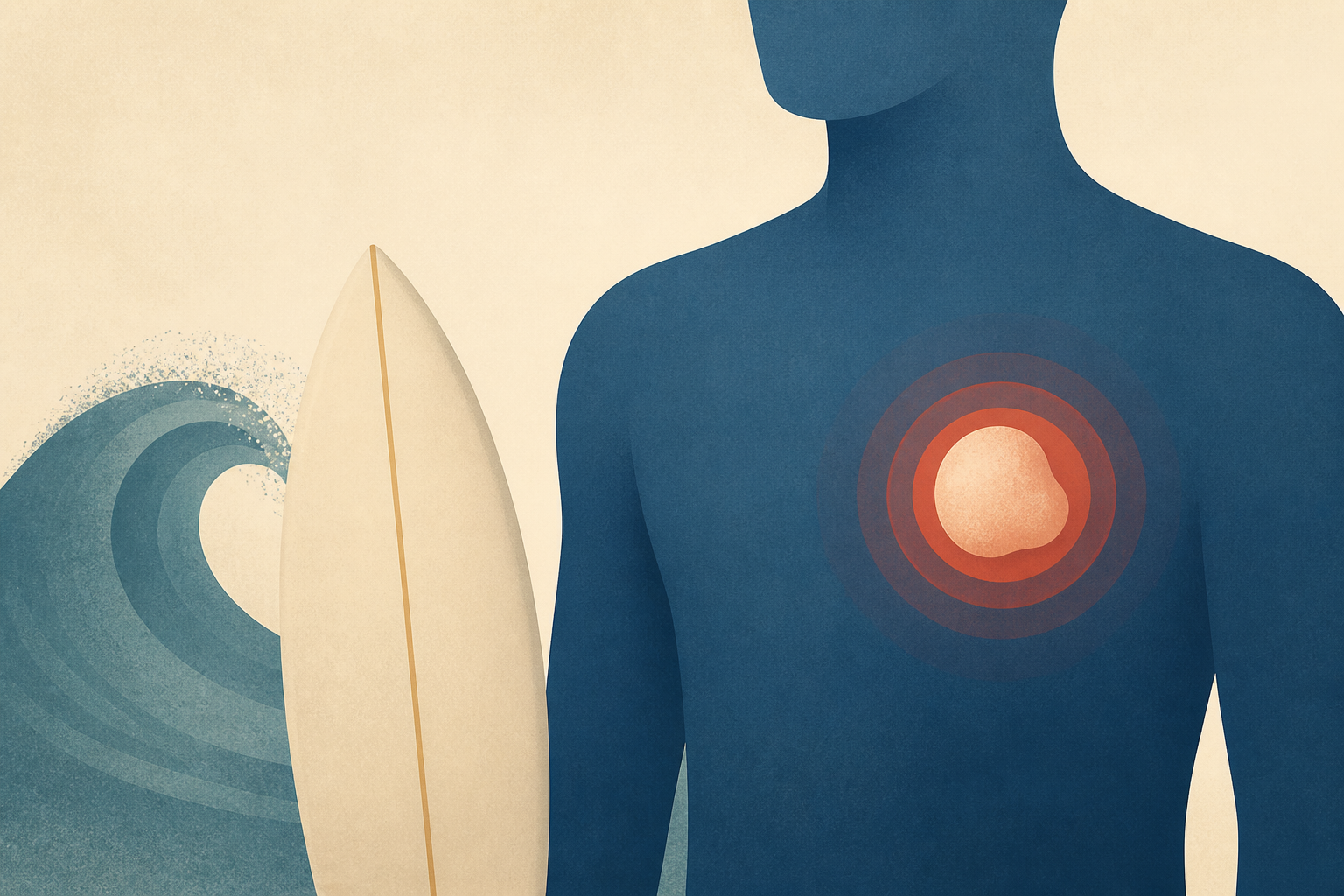 Strange benign chest lumps found in SoCal surfers