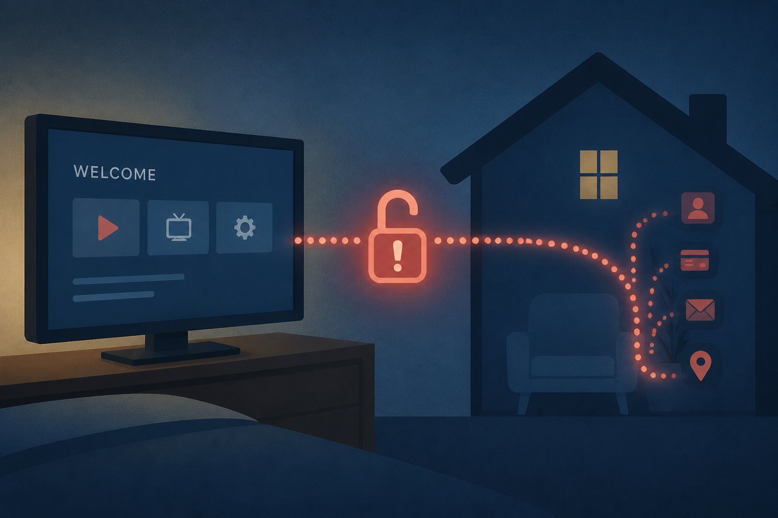 The hotel TV privacy mistake that can follow you home