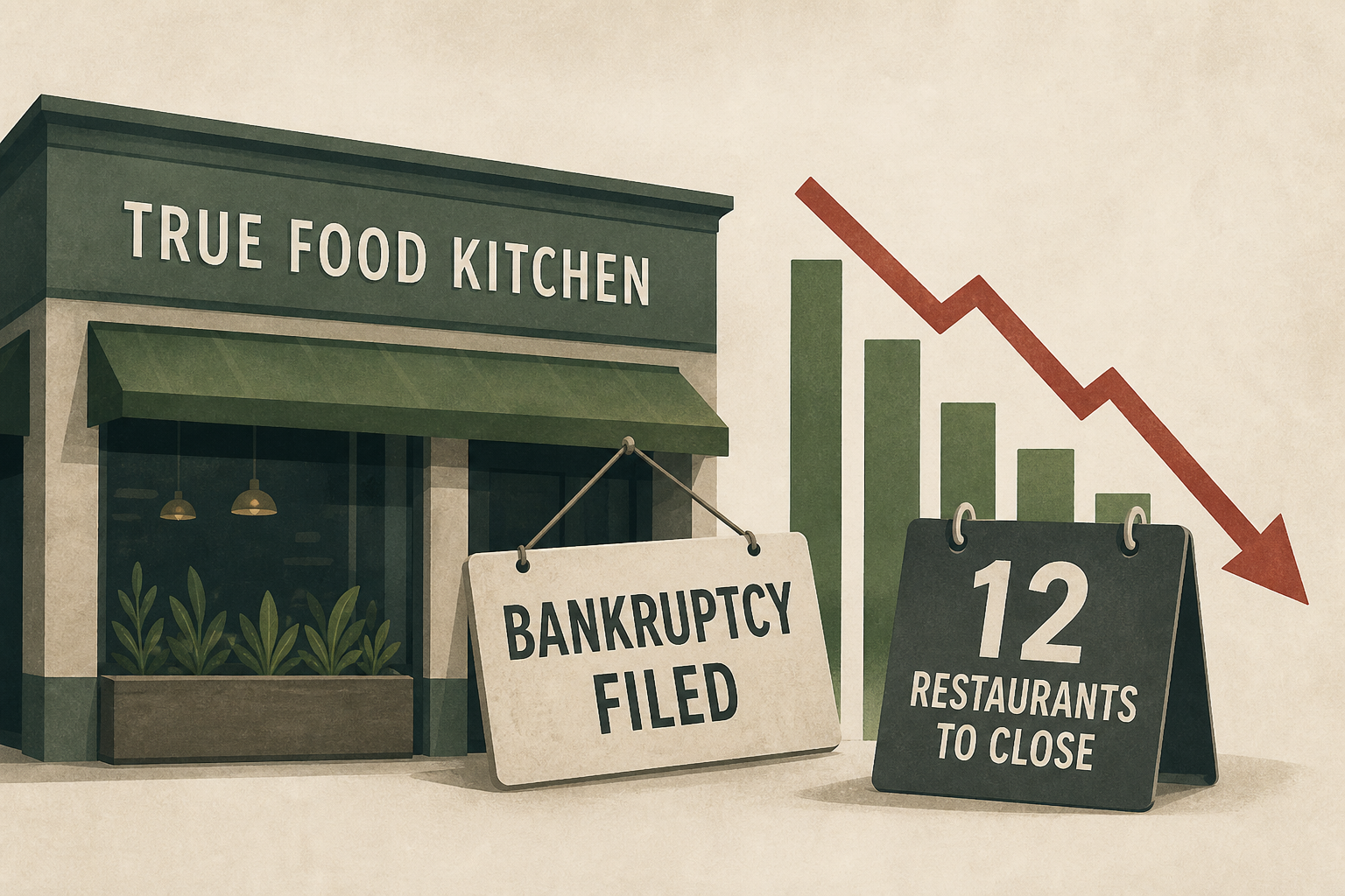 True Food Kitchen files for bankruptcy, plans to close 12 restaurants