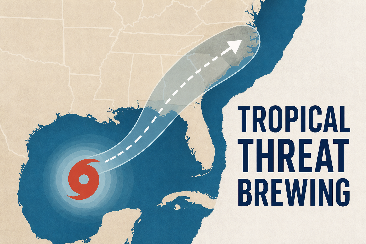 Tropical threat brewing in Gulf could impact U.S. as a hurricane this weekend. See maps, possible path.