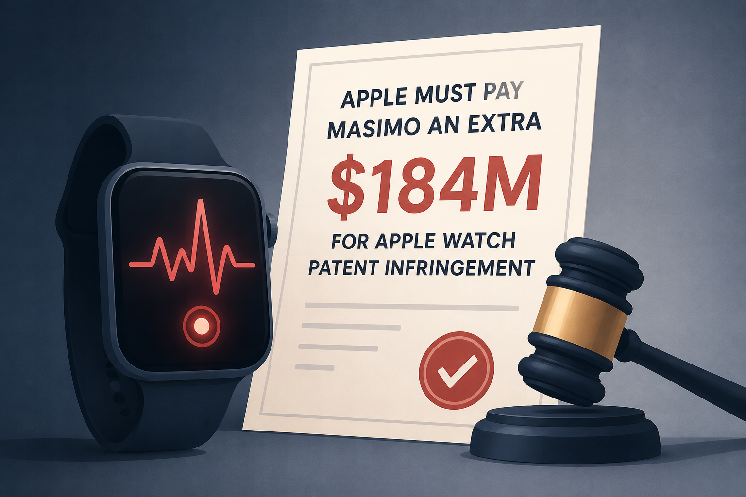 Apple must pay Masimo an extra $184M for Apple Watch patent infringement