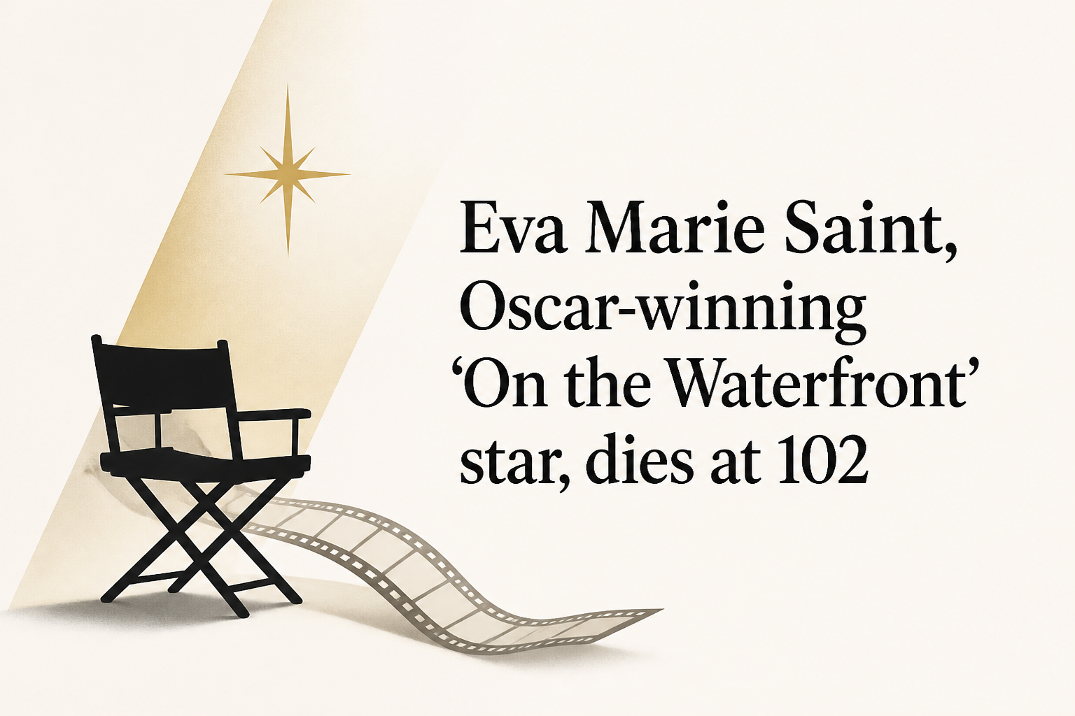 Eva Marie Saint, Oscar-winning 'On the Waterfront' star, dies at 102