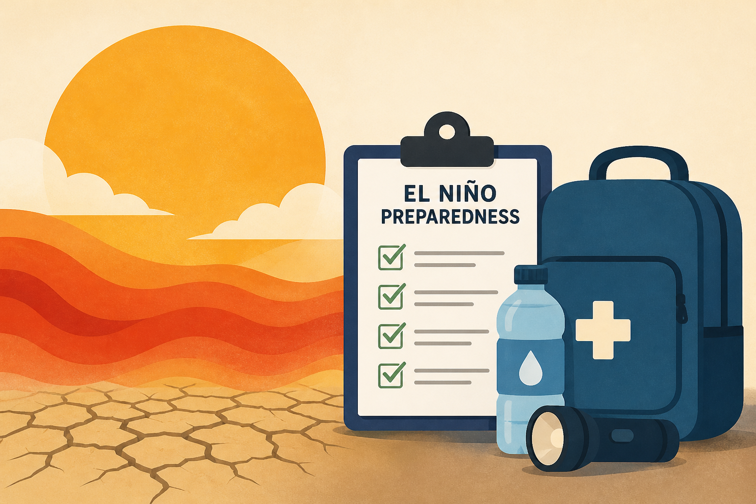 Now’s the time to get your family ready for El Niño. Here’s how to start