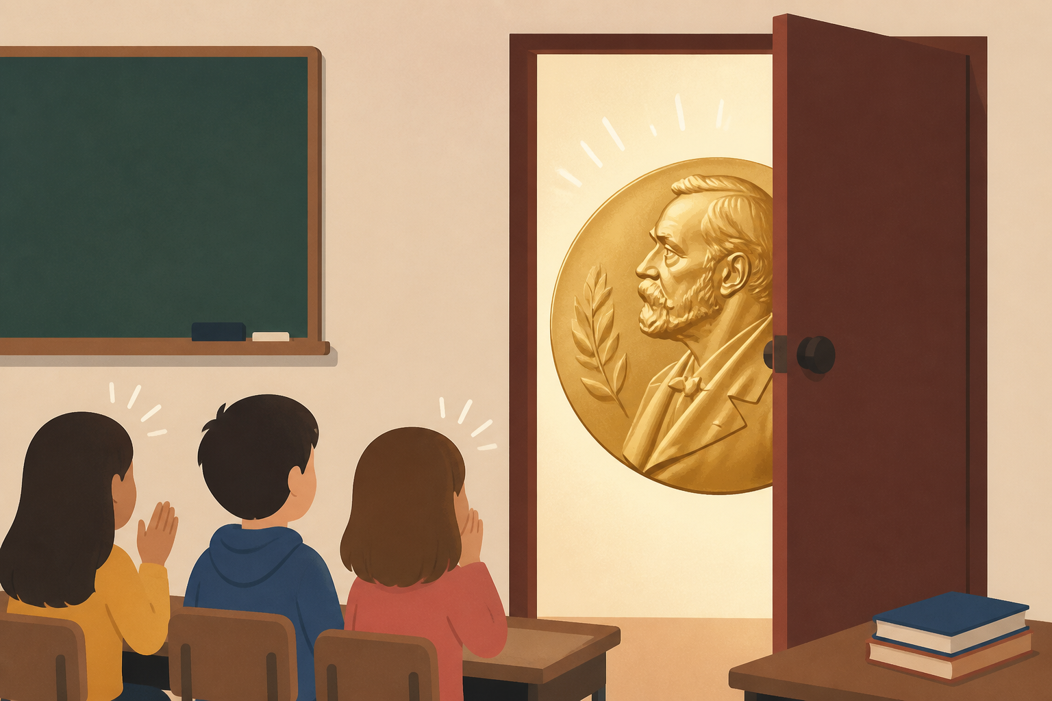 Stanford professor surprises kids after winning Nobel Prize