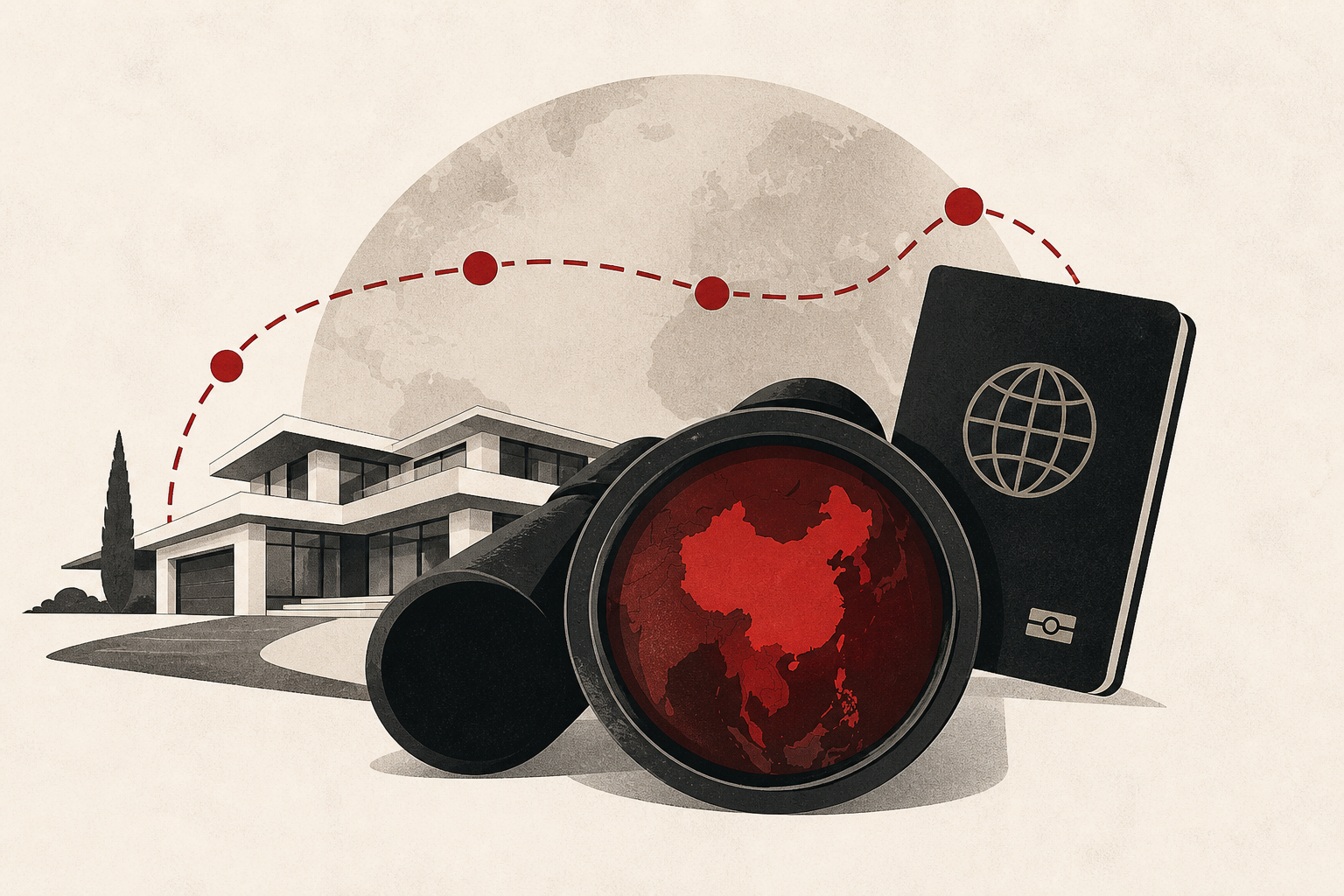 From million-dollar mansions to surveillance missions, the life and travels of an alleged Chinese agent
