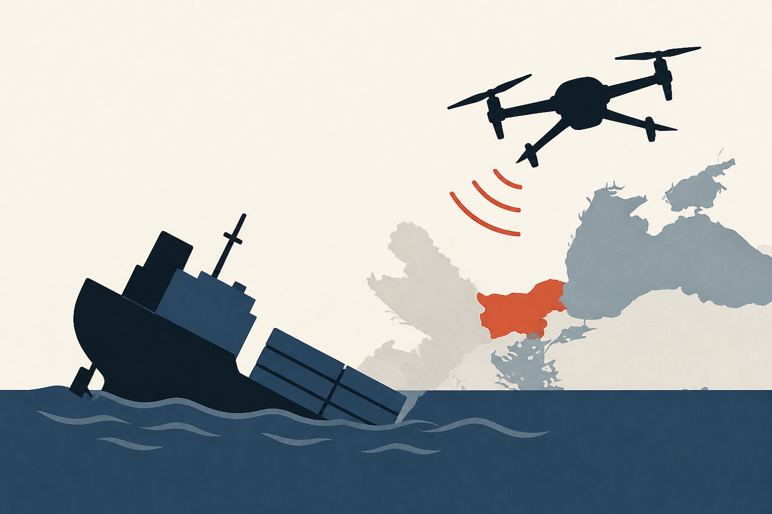 Cargo ship sinks after drone attack in Black Sea near NATO Bulgaria