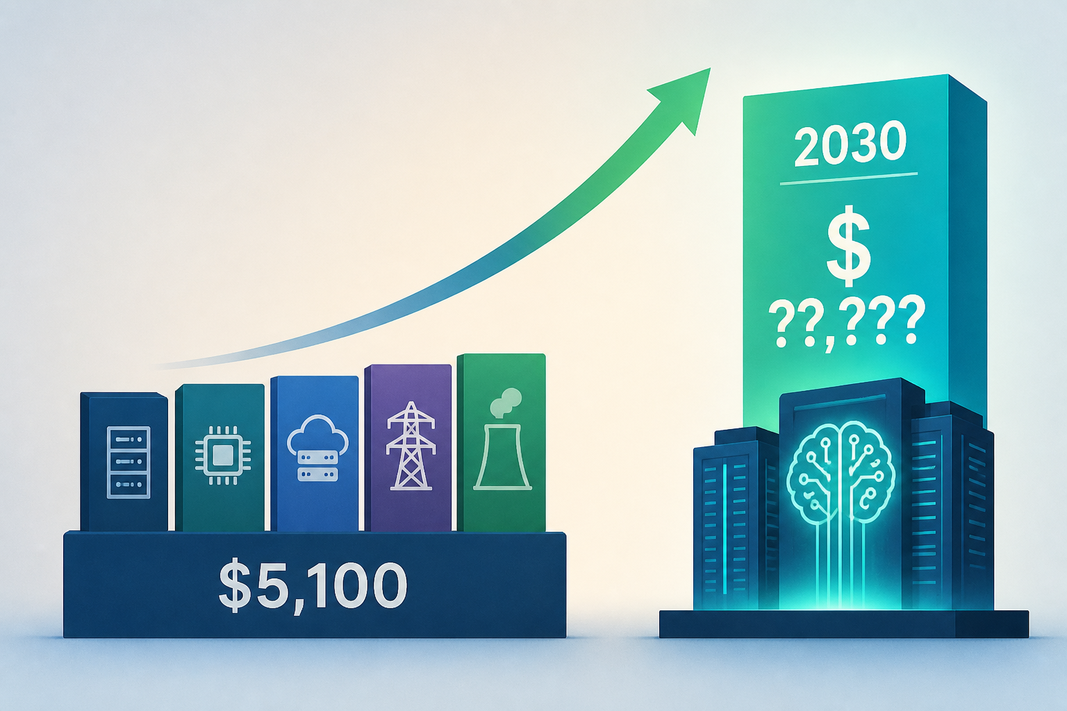 $5,100 Split Across These 5 AI Infrastructure Stocks Could Be Worth This Much by 2030