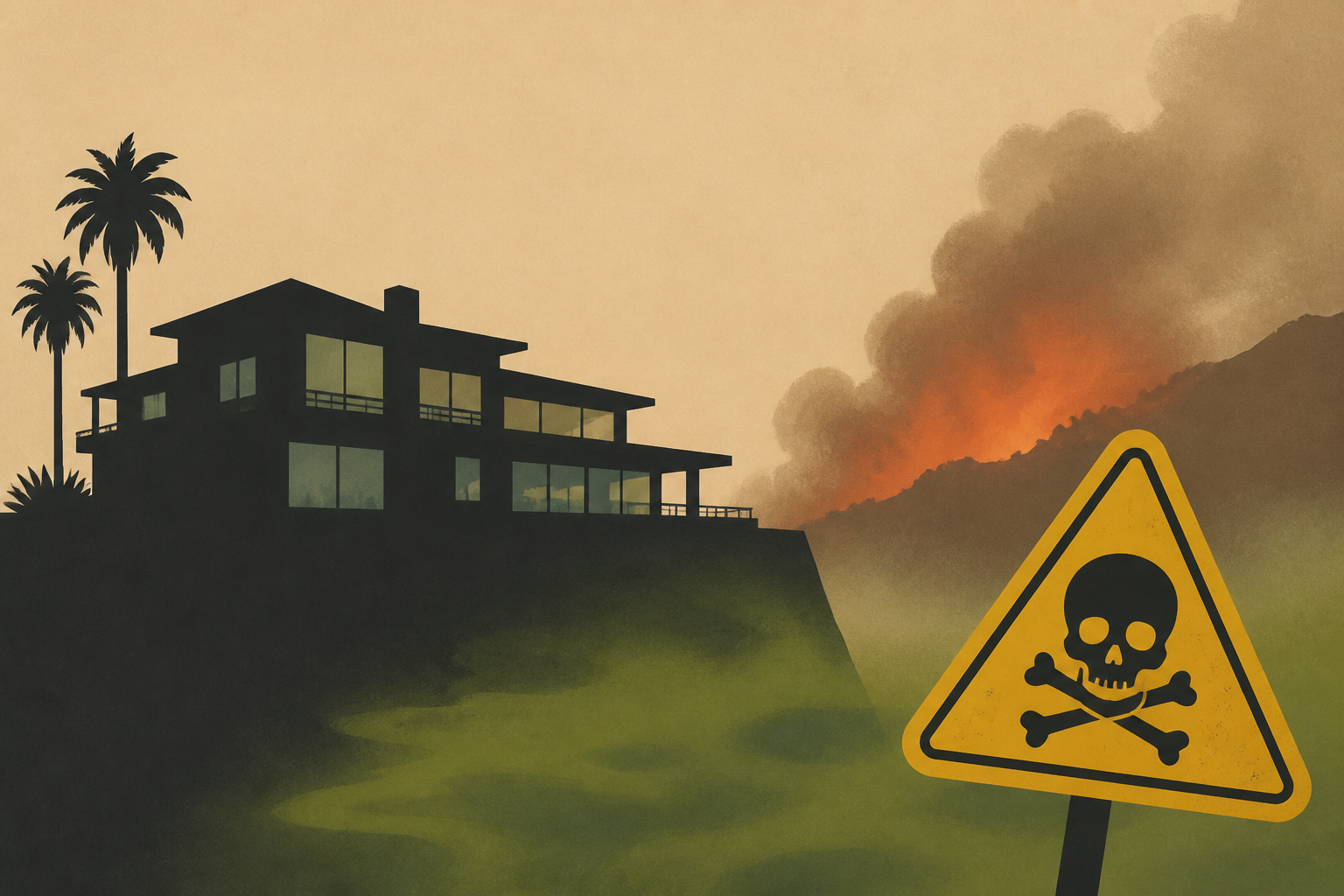Suit: Palisades Fire Turned $20M Mansion Toxic