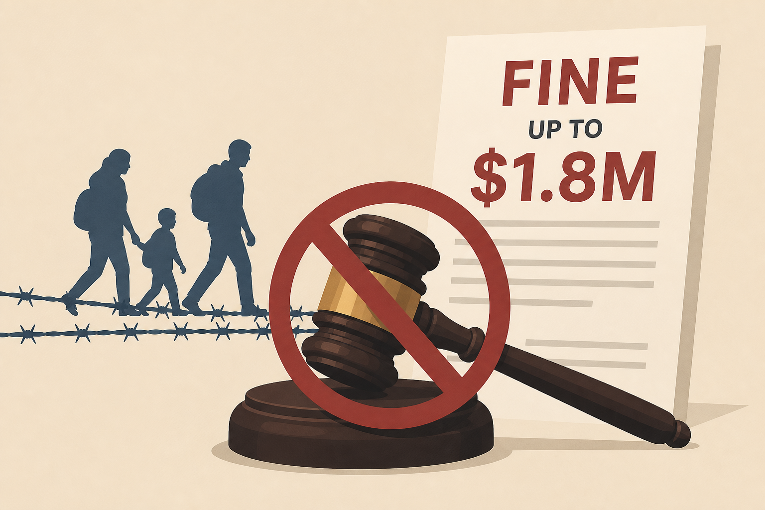 Federal judge blocks Trump administration fines of up to $1.8M for migrants