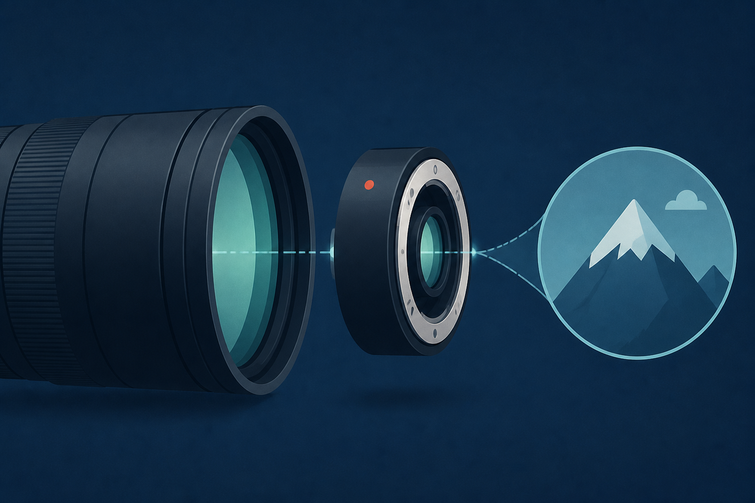 In Teleconverter Design for Telephoto Lenses